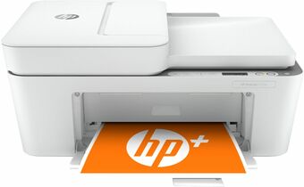 Best Buy HP - DeskJet 4155e Wireless All-In-One Inkjet Printer with 6 months of Instant Ink Included with HP+ - White offer