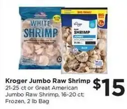 Food 4 Less Kroger Jumbo Raw Shrimp offer