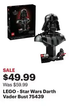 Best Buy LEGO - Star Wars Darth Vader Bust 75439 offer