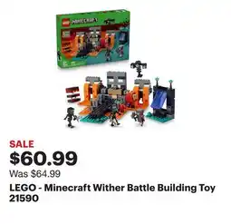 Best Buy LEGO - Minecraft Wither Battle Building Toy 21590 offer