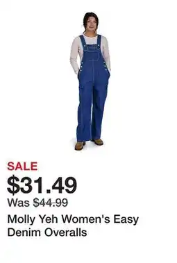 Tractor Supply Company Molly Yeh Women's Easy Denim Overalls offer