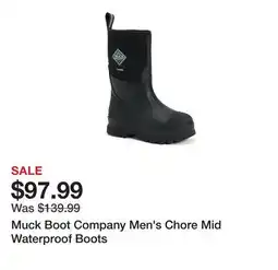 Tractor Supply Company Muck Boot Company Men's Chore Mid Waterproof Boots offer