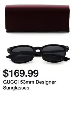 Marshalls GUCCI 53mm Designer Sunglasses offer