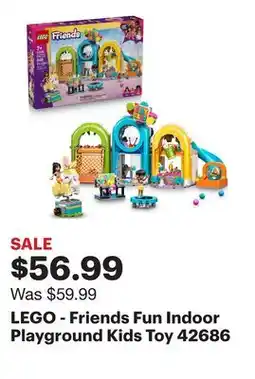 Best Buy LEGO - Friends Fun Indoor Playground Kids Toy 42686 offer