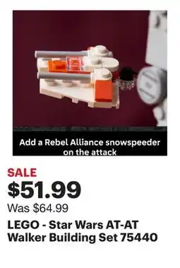 Best Buy LEGO - Star Wars AT-AT Walker Building Set 75440 offer