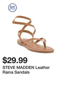 Marshalls STEVE MADDEN Leather Raina Sandals offer