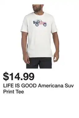Marshalls LIFE IS GOOD Americana Suv Print Tee offer