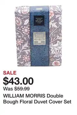 Marshalls WILLIAM MORRIS Double Bough Floral Duvet Cover Set offer