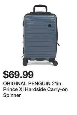 Marshalls ORIGINAL PENGUIN 21in Prince Xl Hardside Carry-on Spinner offer