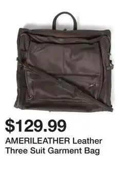 Marshalls AMERILEATHER Leather Three Suit Garment Bag offer