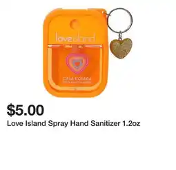 Five Below Love Island Spray Hand Sanitizer 1.2oz offer