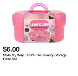 Five Below Style My Way Lana's Life Jewelry Storage Case Set offer