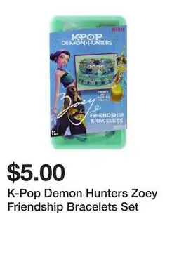 Five Below K-Pop Demon Hunters Zoey Friendship Bracelets Set offer