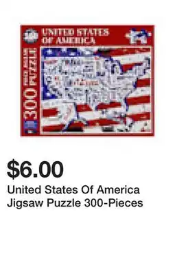 Five Below United States Of America Jigsaw Puzzle 300-Pieces offer