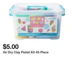 Five Below Air Dry Clay Pastel Kit 45-Piece offer