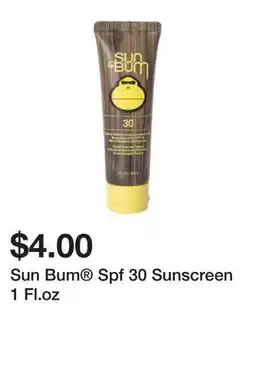 Five Below Sun Bum Spf 30 Sunscreen 1 Fl.oz offer