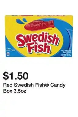 Five Below Red Swedish Fish Candy Box 3.5oz offer