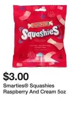Five Below Smarties Squashies Raspberry And Cream 5oz offer