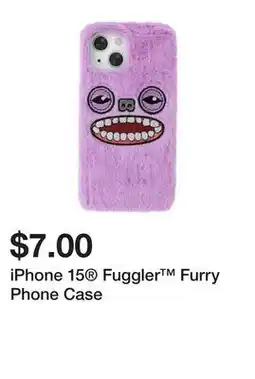 Five Below iPhone 15 Fuggler Furry Phone Case offer