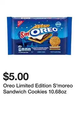 Five Below Oreo Limited Edition S'moreo Sandwich Cookies 10.68oz offer