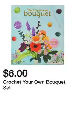 Five Below Crochet Your Own Bouquet Set offer