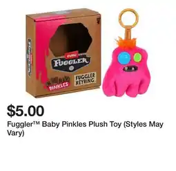 Five Below Fuggler Baby Pinkles Plush Toy (Styles May Vary) offer