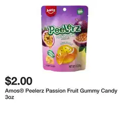 Five Below Amos Peelerz Passion Fruit Gummy Candy 3oz offer