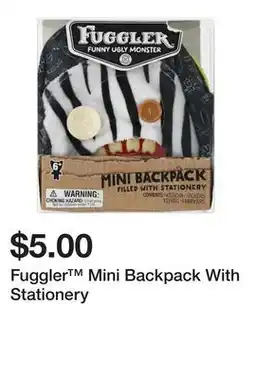Five Below Fuggler Mini Backpack With Stationery offer