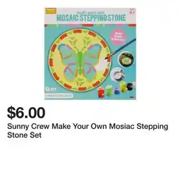 Five Below Sunny Crew Make Your Own Mosiac Stepping Stone Set offer