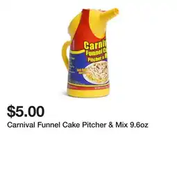 Five Below Carnival Funnel Cake Pitcher & Mix 9.6oz offer
