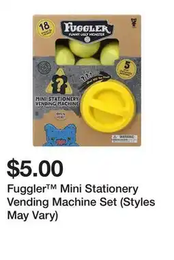 Five Below Fuggler Mini Stationery Vending Machine Set (Styles May Vary) offer