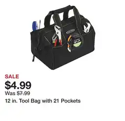 Harbor Freight Tools 12 in. Tool Bag with 21 Pockets offer