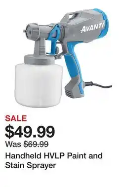 Harbor Freight Tools Handheld HVLP Paint and Stain Sprayer offer
