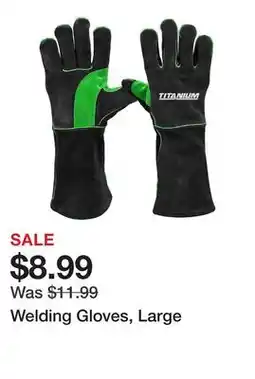Harbor Freight Tools Welding Gloves, Large offer
