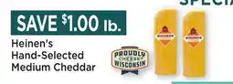 Heinen's Heinen's Hand-Selected Medium Cheddar offer