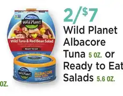 Heinen's Wild Planet Albacore Tuna 5 OZ. or Ready to Eat Salads 5.6 OZ offer