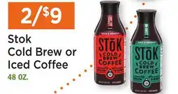 Heinen's Stok Cold Brew or Iced Coffee offer