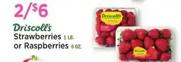Heinen's Driscoll's Strawberries 1 LB. or Raspberries 6 OZ offer