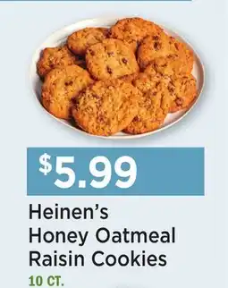 Heinen's Heinen's Honey Oatmeal Raisin Cookies offer