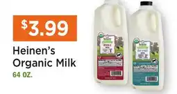 Heinen's Heinen's Organic Milk offer