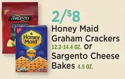 Heinen's Honey Maid Graham Crackers 12.2-14.4 OZ. or Sargento Cheese Bakes 4.5 OZ offer
