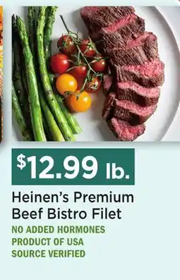 Heinen's Heinen's Premium Beef Bistro Filet offer