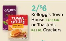 Heinen's Kellogg's Town House 9.2-13.8 OZ. or Toasteds 8-8.7 OZ offer