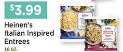 Heinen's Heinen's Italian Inspired Entrees offer