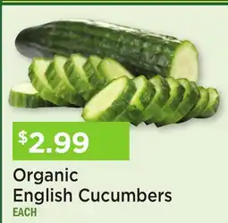 Heinen's Organic English Cucumbers offer