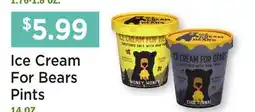 Heinen's Ice Cream For Bears Pints offer