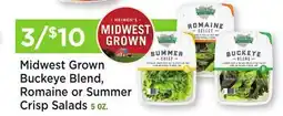Heinen's Midwest Grown Buckeye Blend, Romaine or Summer Crisp Salads offer