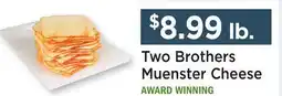 Heinen's Two Brothers Muenster Cheese offer