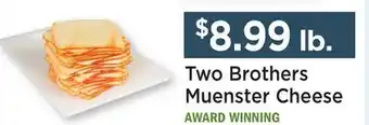 Heinen's Two Brothers Muenster Cheese offer