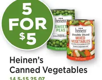 Heinen's Heinen's Canned Vegetables offer